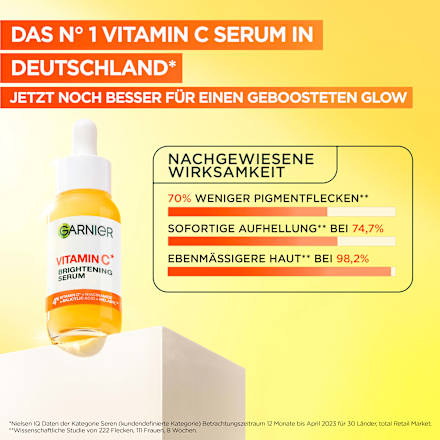 Serum Glow Booster, Vitamin C Anti-Dunkle-Flecken Garnier Skin Active