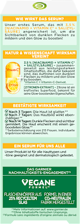 Serum Glow Booster, Vitamin C Anti-Dunkle-Flecken Garnier Skin Active