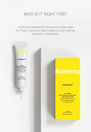 Nachtcreme Anti-Pickel mit Adapinoid Acnemy