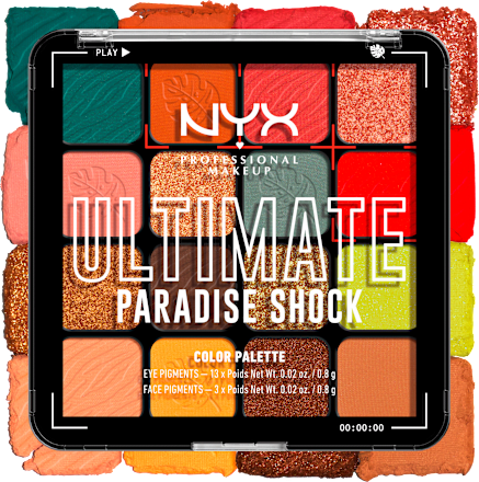 Lidschatten Palette Ultimate 02W Paradise Shock NYX PROFESSIONAL MAKEUP