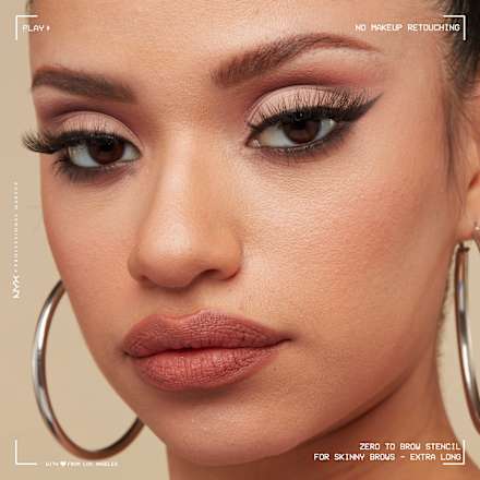 Augenbrauenschablone Zero To Brow 01 Thin Brow NYX PROFESSIONAL MAKEUP