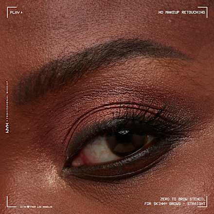 Augenbrauenschablone Zero To Brow 01 Thin Brow NYX PROFESSIONAL MAKEUP