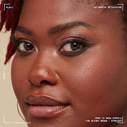 Augenbrauenschablone Zero To Brow 01 Thin Brow NYX PROFESSIONAL MAKEUP