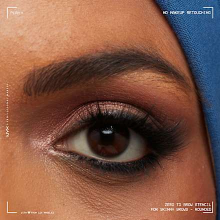 Augenbrauenschablone Zero To Brow 01 Thin Brow NYX PROFESSIONAL MAKEUP