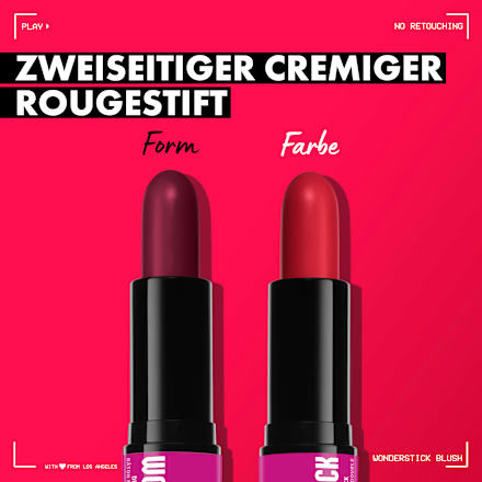 Blush Wonder Stick Cream Light Peach & Baby Pink 01 NYX PROFESSIONAL MAKEUP