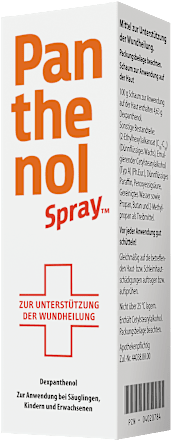 Panthenol Spray 46,3 mg/g Dexpanthenol Schaum zur Anwendung auf der Haut  PANTHENOL