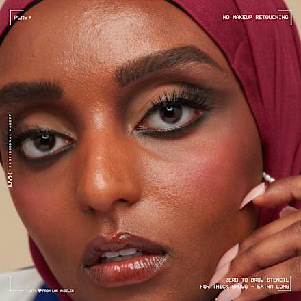 Augenbrauenschablone Zero To Brow 02 Thick Brow NYX PROFESSIONAL MAKEUP