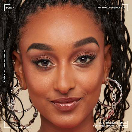 Augenbrauenschablone Zero To Brow 02 Thick Brow NYX PROFESSIONAL MAKEUP