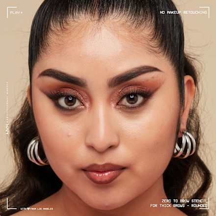Augenbrauenschablone Zero To Brow 02 Thick Brow NYX PROFESSIONAL MAKEUP