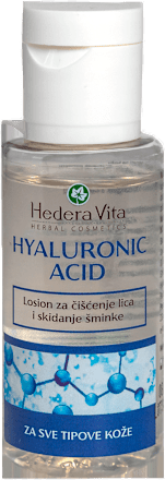 Mini losion za čišćenje lica i skidanje šminke, HYALURONIC ACID Hedera Vita