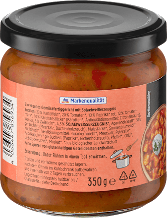 Veganer Bauerntopf mit Soja-Hack dmBio