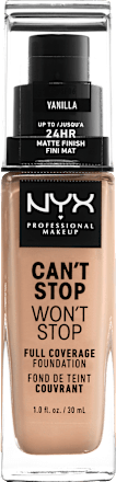  Foundation Can't Stop Won't Stop 24-Hour Vanilla 06 NYX PROFESSIONAL MAKEUP