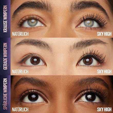 Mascaraset Sky High Very Black & Eyeliner 10 Midnight Black MAYBELLINE NEW YORK