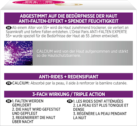 Nachtcreme Anti Falten Experte 55+ L'ORÉAL PARiS
