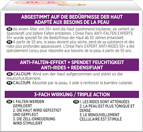 Nachtcreme Anti Falten Experte 55+ L'ORÉAL PARiS