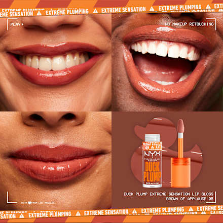 Lipgloss Duck Plump 05 Brown of Applause NYX PROFESSIONAL MAKEUP