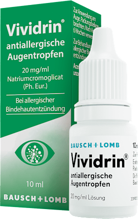 Vividrin antiallergische Augentropfen 20mg/ml Natriumcromoglicat (Ph. Eur.) Vividrin