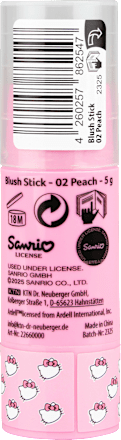 Blush Stick Hello Kitty Cheeks Purrfect Peach ARDELL