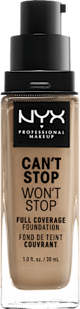 Foundation Can't Stop Won't Stop 24-Hour Classic Tan 12 NYX PROFESSIONAL MAKEUP