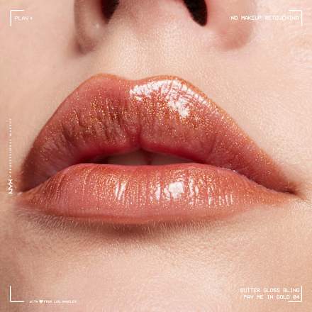 Lipgloss Butter Gloss Bling 04 Pay Me In Gold NYX PROFESSIONAL MAKEUP