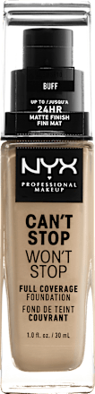 Foundation Can't Stop Won't Stop 24-Hour Buff 10 NYX PROFESSIONAL MAKEUP