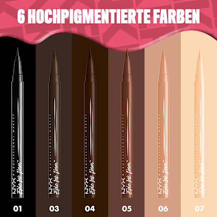 Eyeliner Epic Ink Liner 03 Dark Chocolate NYX PROFESSIONAL MAKEUP