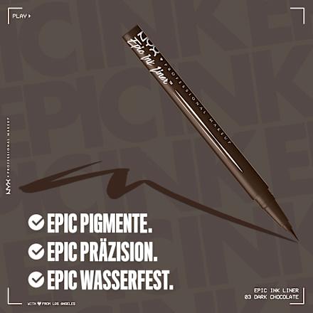 Eyeliner Epic Ink Liner 03 Dark Chocolate NYX PROFESSIONAL MAKEUP