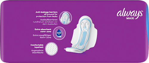 Maxi-Binden Long mit Flügeln always