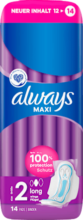 Maxi-Binden Long mit Flügeln always