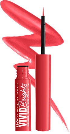 Liquid Eyeliner Vivid Bright 04 On Red NYX PROFESSIONAL MAKEUP