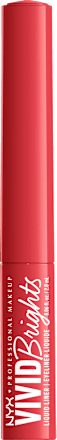 Liquid Eyeliner Vivid Bright 04 On Red NYX PROFESSIONAL MAKEUP