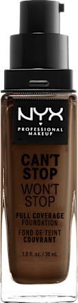 Foundation Can't Stop Won't Stop 24-Hour Deep Walnut 22.7 NYX PROFESSIONAL MAKEUP