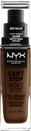 Foundation Can't Stop Won't Stop 24-Hour Deep Walnut 22.7 NYX PROFESSIONAL MAKEUP