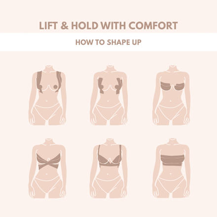 Shape Up Breast Tape Tanned NIPPLI EUROPE GmbH