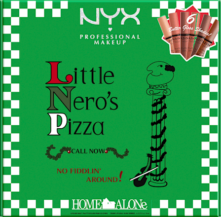Lipgloss Set Home Alone 6tlg Butter Gloss Pizza Vault, Nude NYX PROFESSIONAL MAKEUP