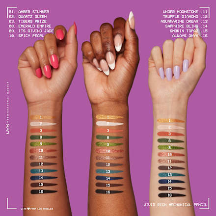 Eyeliner Vivid Rich Mechanical 01 Amber Stunner  NYX PROFESSIONAL MAKEUP