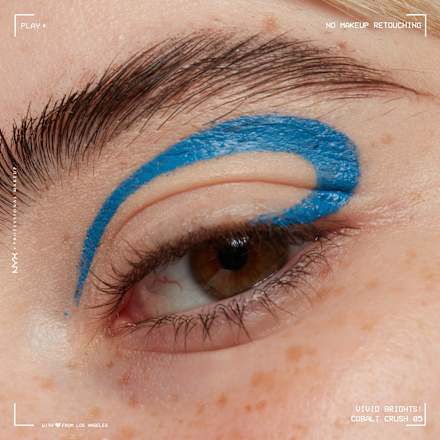 Liquid Eyeliner Vivid Bright 05 Cobalt Crush NYX PROFESSIONAL MAKEUP