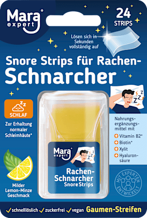 Snore Strips Rachen-Schnarcher Gaumen-Streifen Mara
