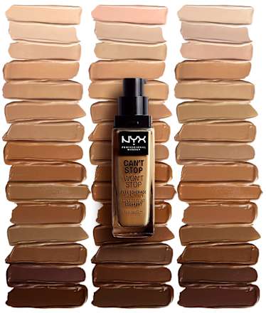 Foundation Can't Stop Won't Stop 24-Hour Cappuccino 17 NYX PROFESSIONAL MAKEUP