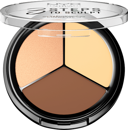 Contouringpuder 3 Steps to Sculpt Light 02 NYX PROFESSIONAL MAKEUP