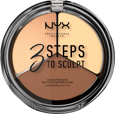 Contouringpuder 3 Steps to Sculpt Light 02 NYX PROFESSIONAL MAKEUP