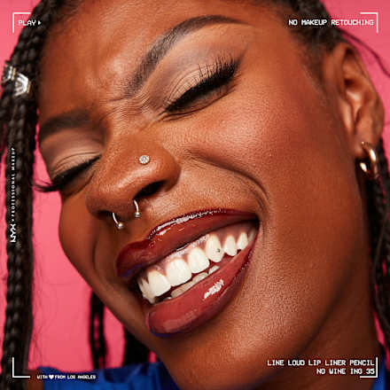 Lipliner Line Loud Longwear 01 No Wine-Ing NYX PROFESSIONAL MAKEUP