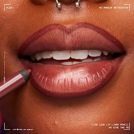 Lipliner Line Loud Longwear 01 No Wine-Ing NYX PROFESSIONAL MAKEUP