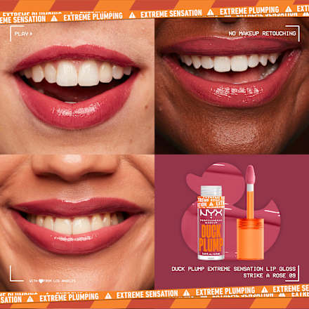 Szájfény Duck Plump - Nr. 09 Strike A Rose NYX PROFESSIONAL MAKEUP