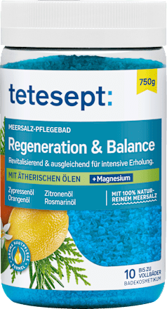 Meersalz-Pflegebad Regeneration & Balance tetesept