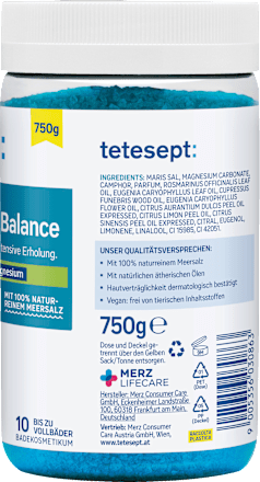 Meersalz-Pflegebad Regeneration & Balance tetesept