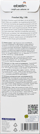 Feliz Holaween set četkica za šminkanje ebelin