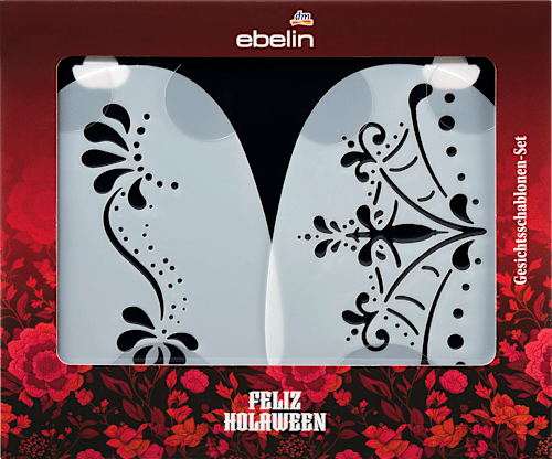 Gesichtsschablonen-Set Feliz Holaween  ebelin