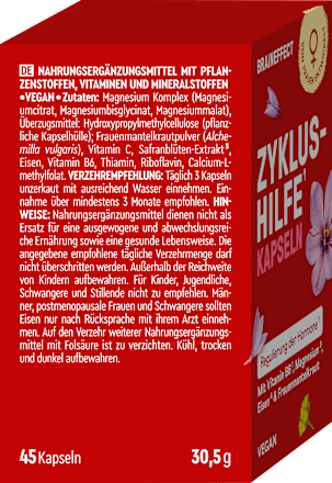 Zyklushilfe Kapseln  45 St BRAINEFFECT