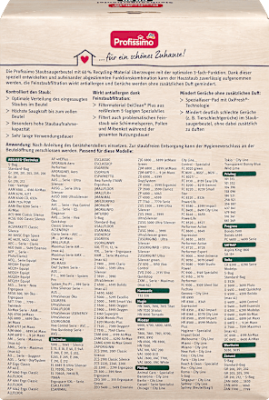 Vrecká do vysávača PR 50 Profissimo